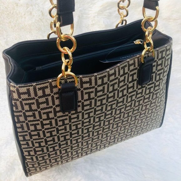 TOMMY HILFIGER. TH Monogram Brown Shopper. - Picture 5 of 12